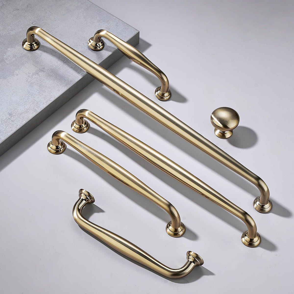 10 Pack 5" 128mm Champagne Bronze Cabinet Handles Q480818