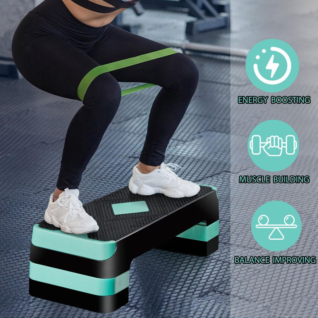 26.5 Inch Adjustable Aerobic Exercise Step Platform Z52142
