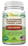 Glucosamine Chondroitin Turmeric MSM Boswellia 120 Capsules Supplement F41767