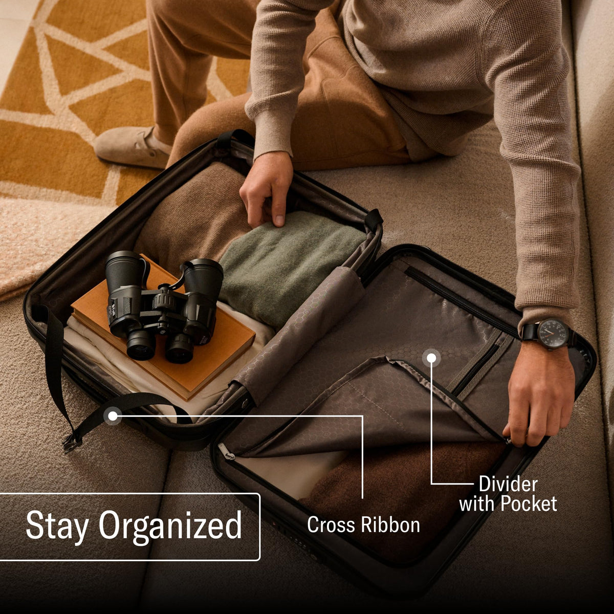 Hardside Carry-On Luggage with Spinner Wheels T328