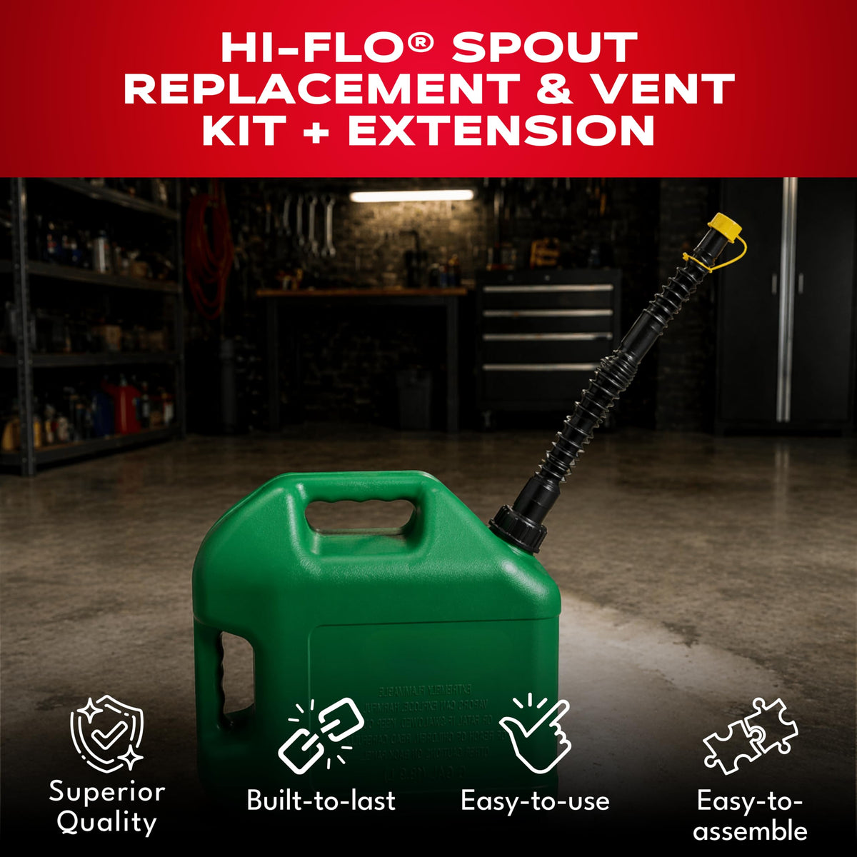 Multi-Purpose Spout with Extension & Vent Kit, 3 Pk Q545