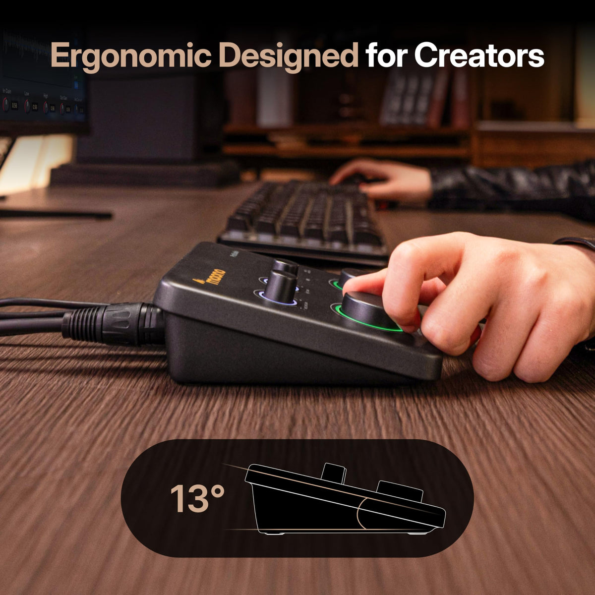 USB Audio Interface with 70dB Gain M6338