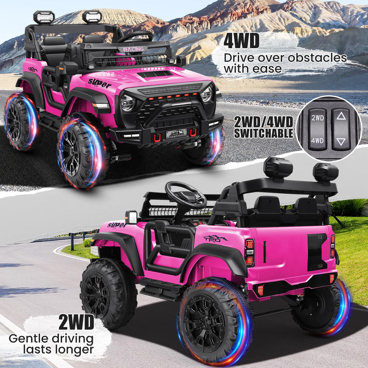 24V 2 Seater Ride on Car with Remote Control T263
