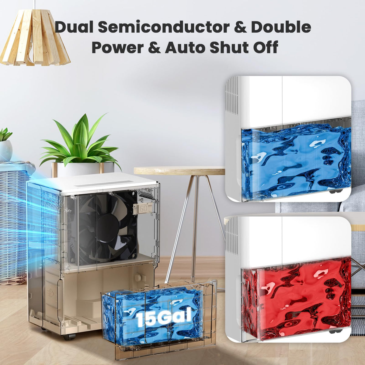50 Pint Dehumidifier with Auto Shut Off Y976