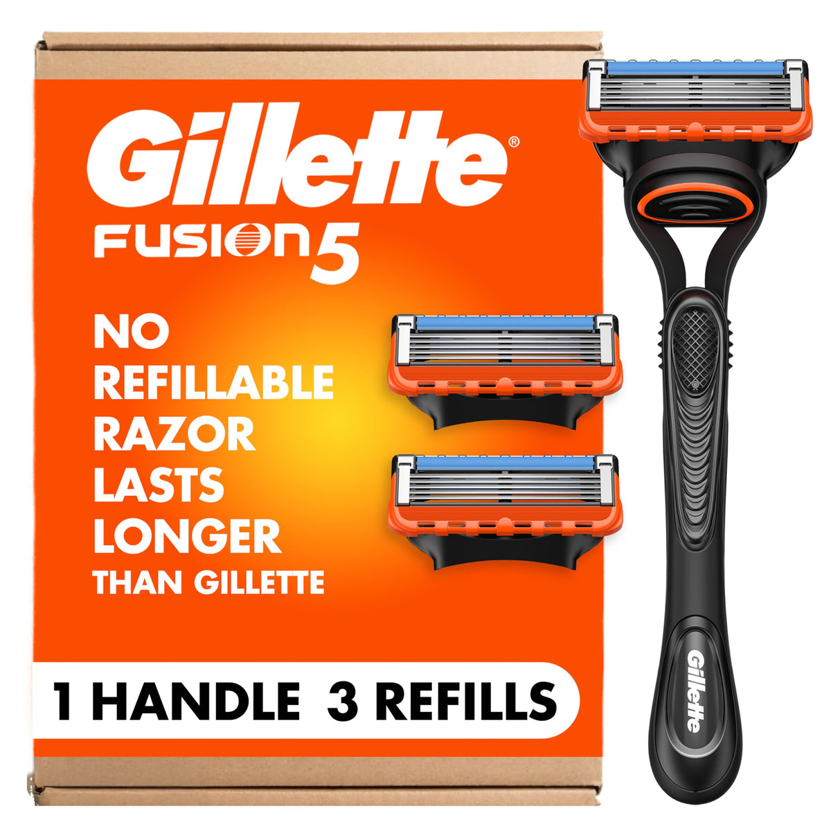 5-Blade Razor with 3 Blade Refills N964232