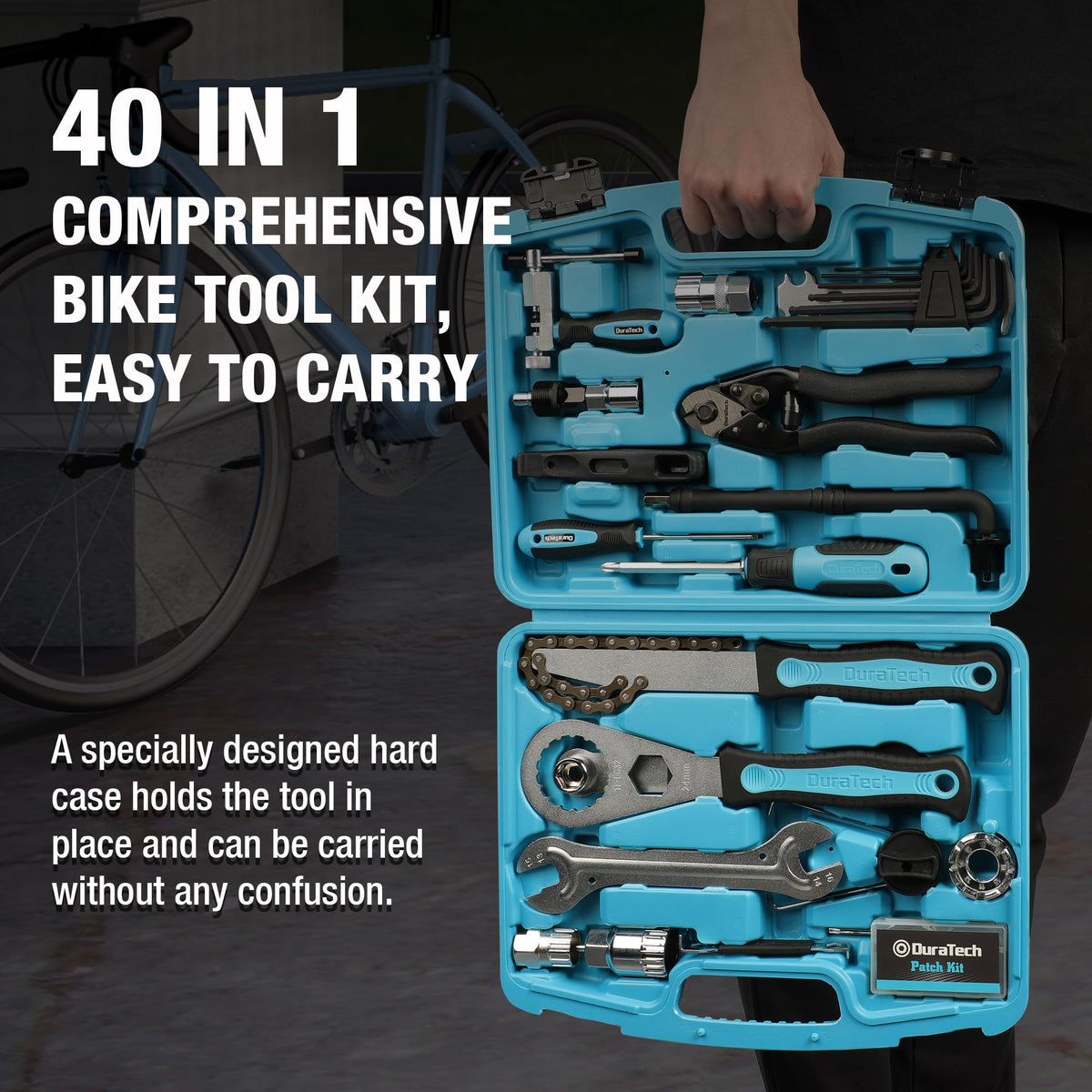 40PC Bike Repair Tool Kit with Carry Storage Case J9069
