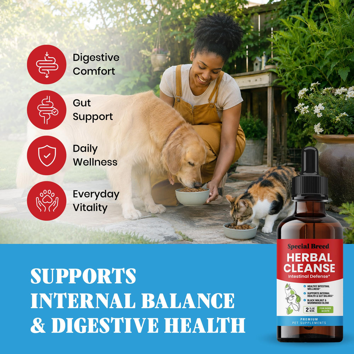 2 oz Herbal Cleanse for Dogs & Cats L292736