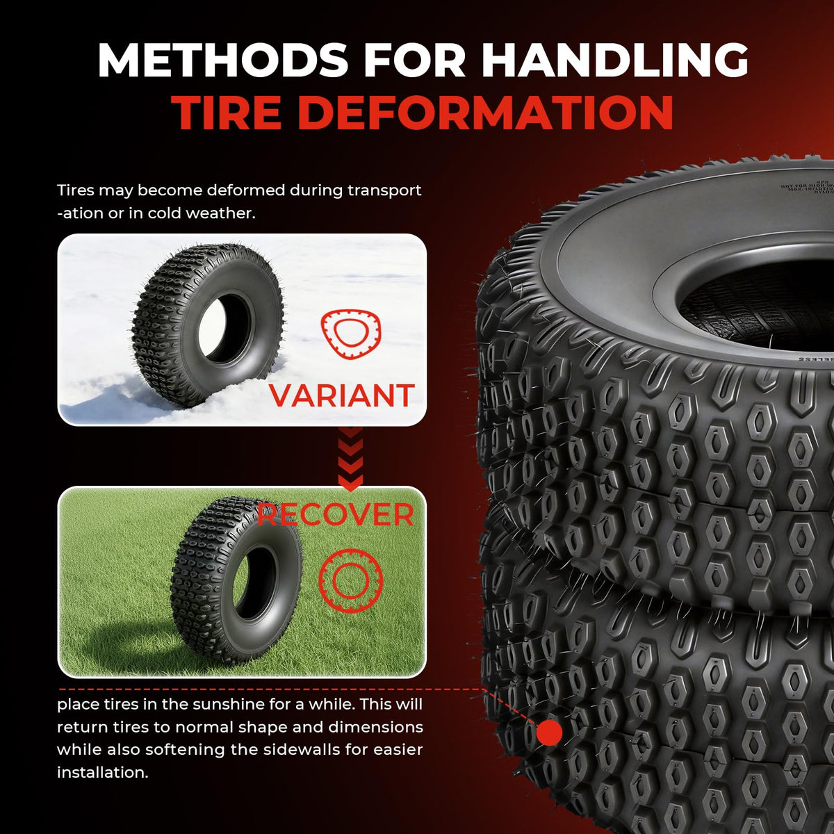 20x7-8 All-Terrain Tubeless Tires Set of 2 A2005