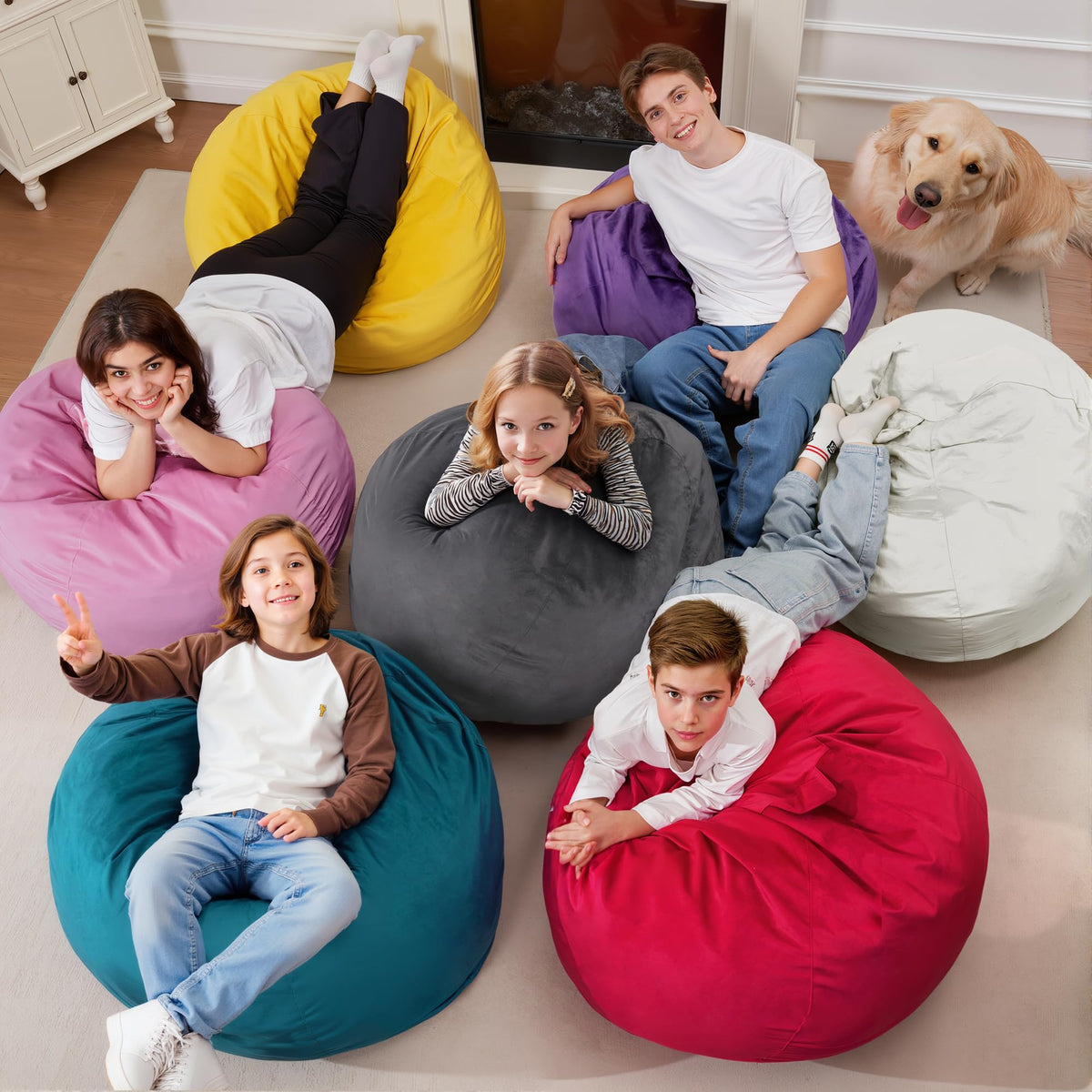 2FT Bean Bag Chair with Handle N3869