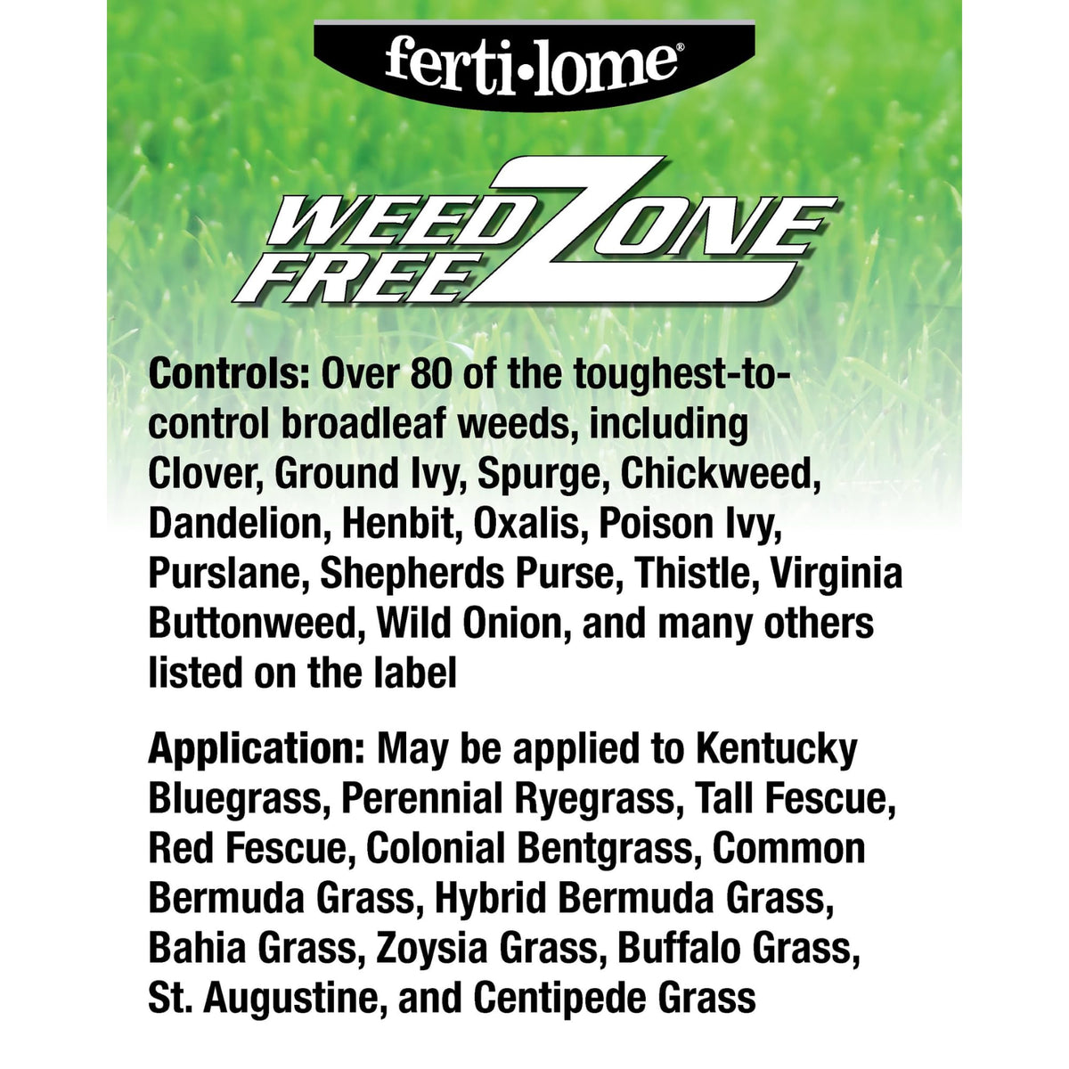 Weed Free Zone Broadleaf Weed Killer Concentrate, 1 gal D4904