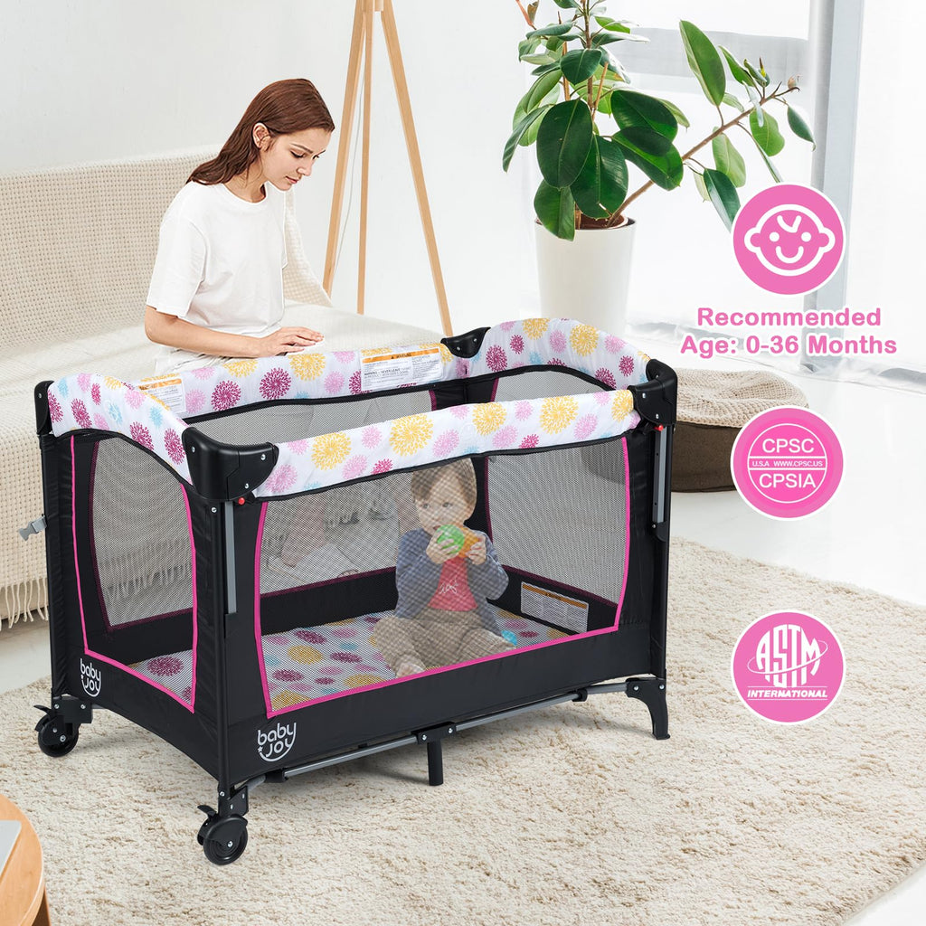 4 in 1 Pink Pack and Play N692172