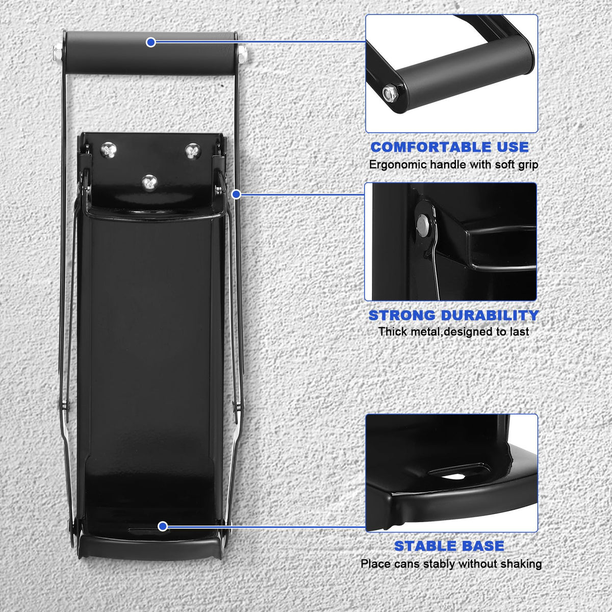 Stainless Steel Wall Mounted Can Crusher Q418