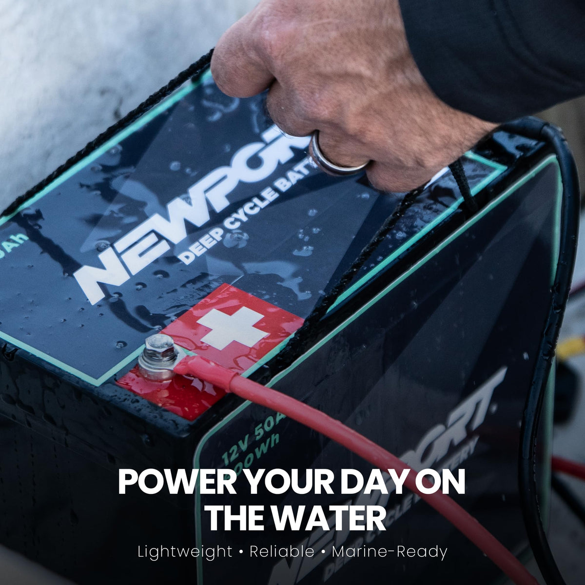 12V50Ah Deep Cycle Sealed AGM Marine Battery N25890