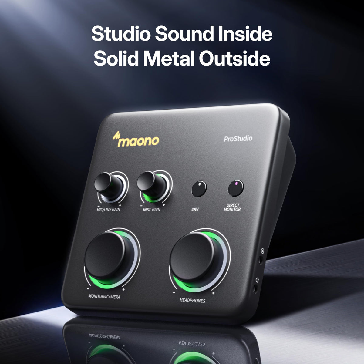 USB Audio Interface with 70dB Gain M6338