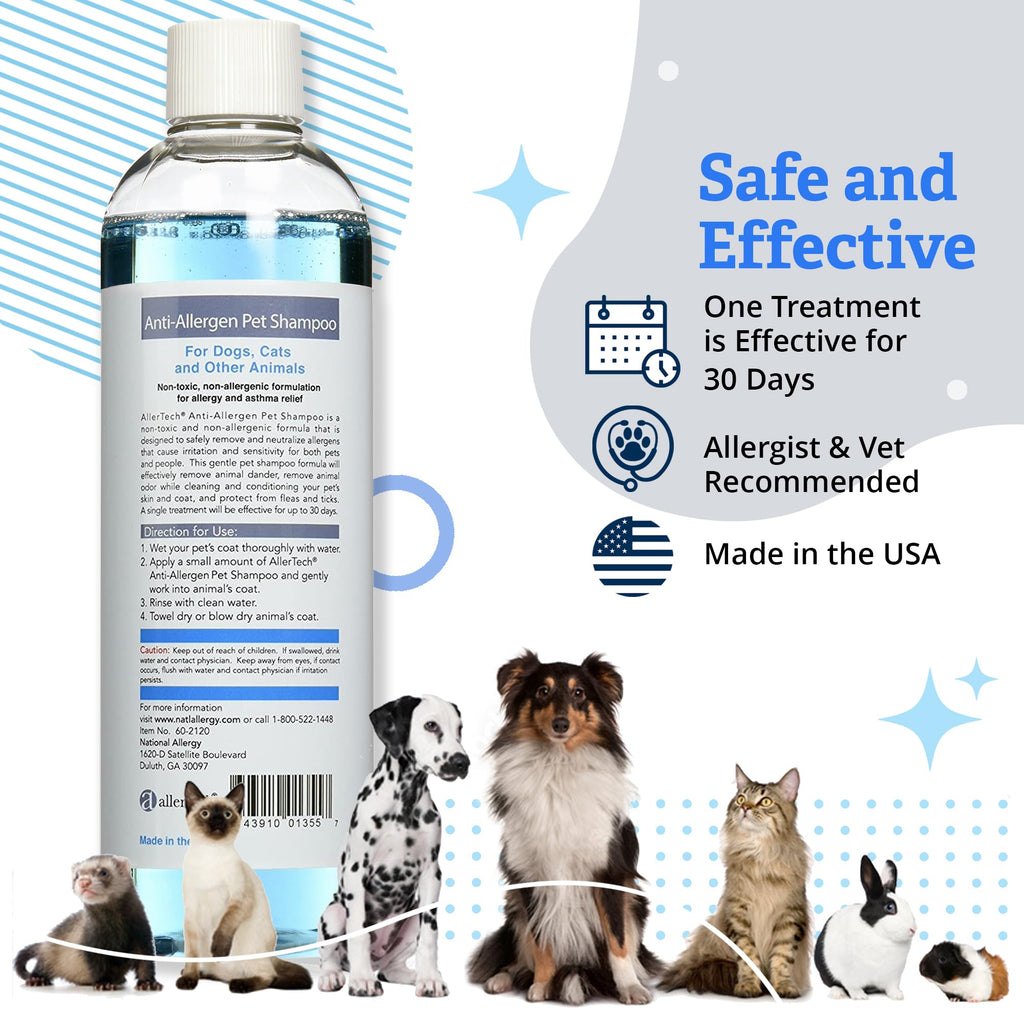 Anti-Allergen Pet Shampoo 16-oz Bottle G701
