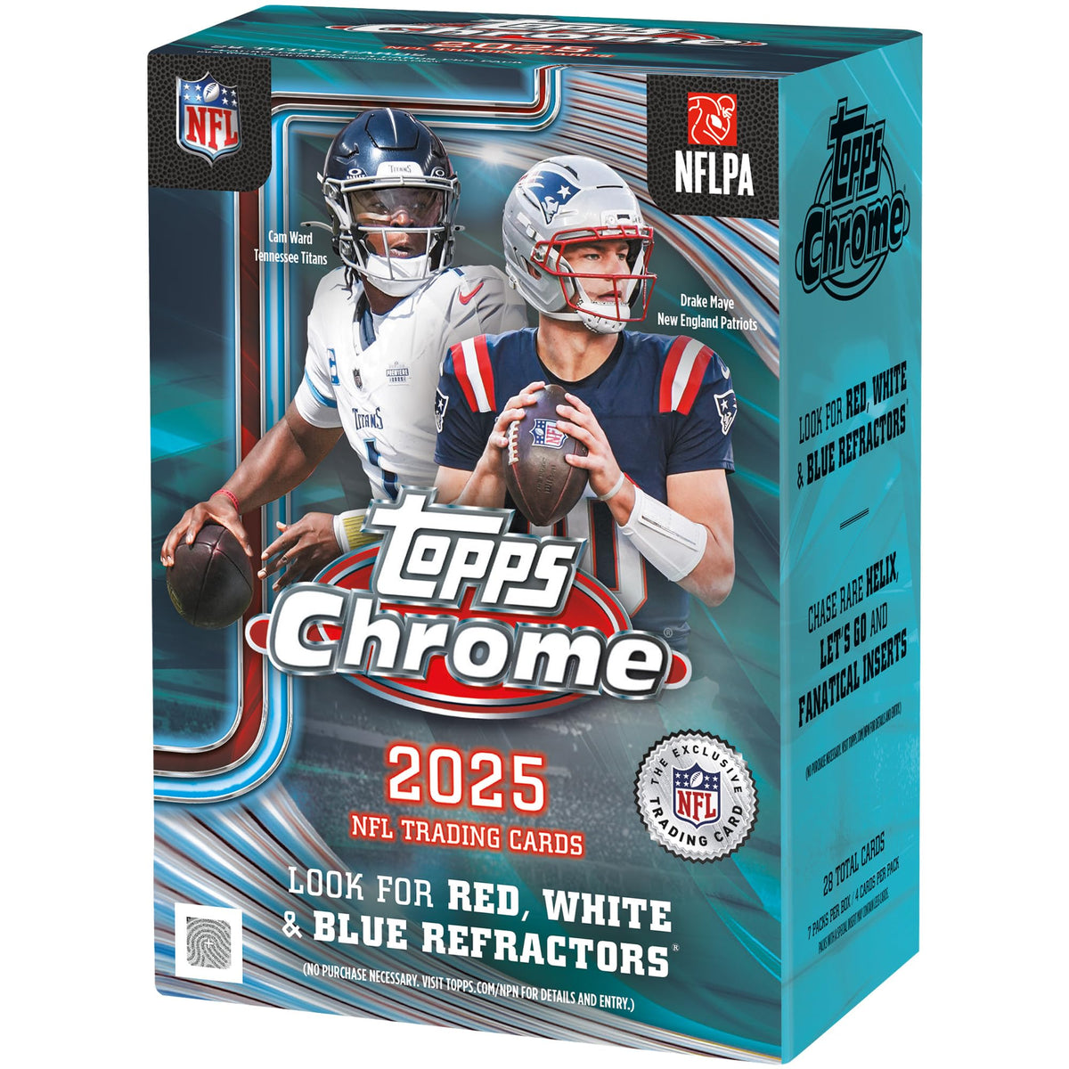 2025 Topps Chrome NFL Football Value Box P8612