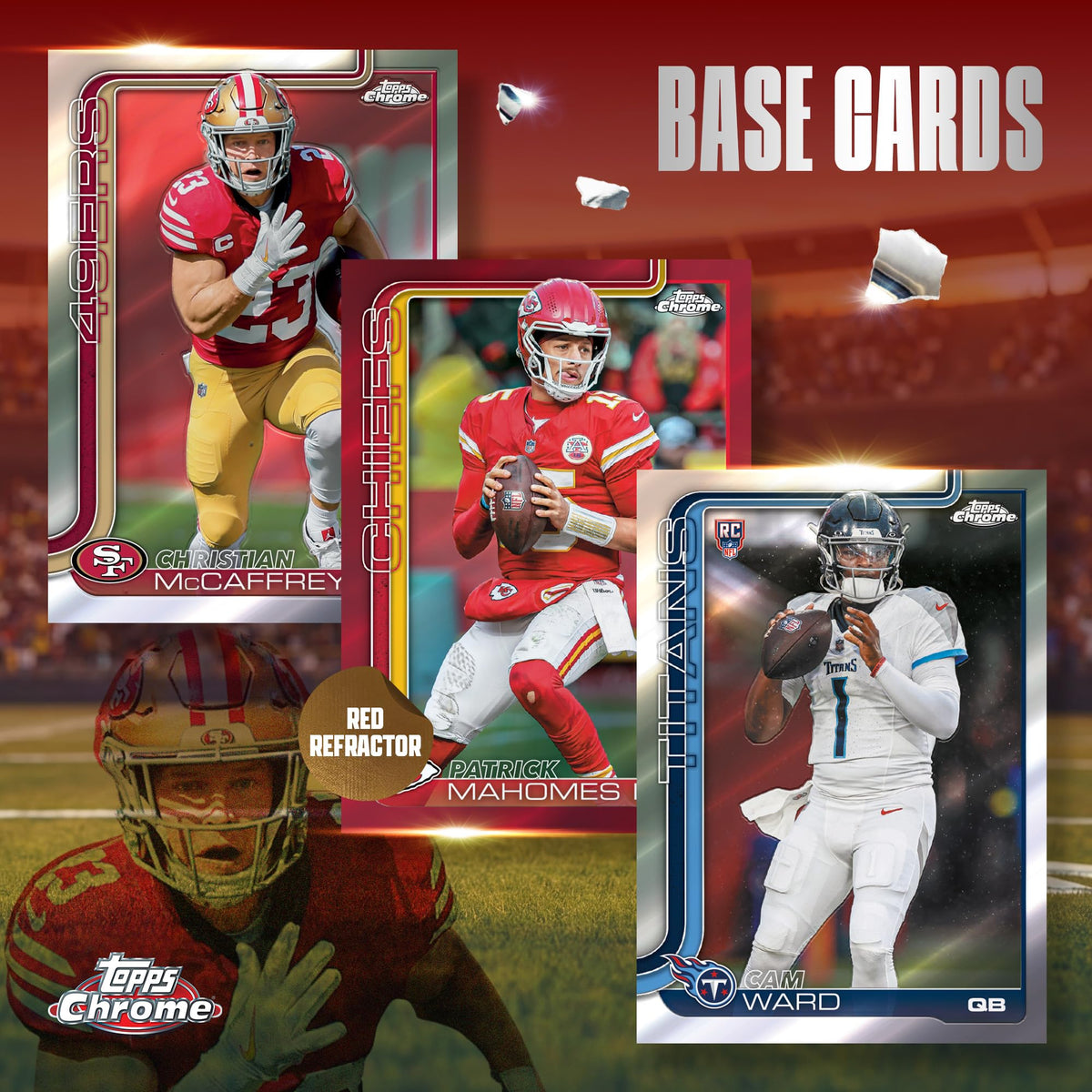2025 Topps Chrome NFL Football Value Box P8612