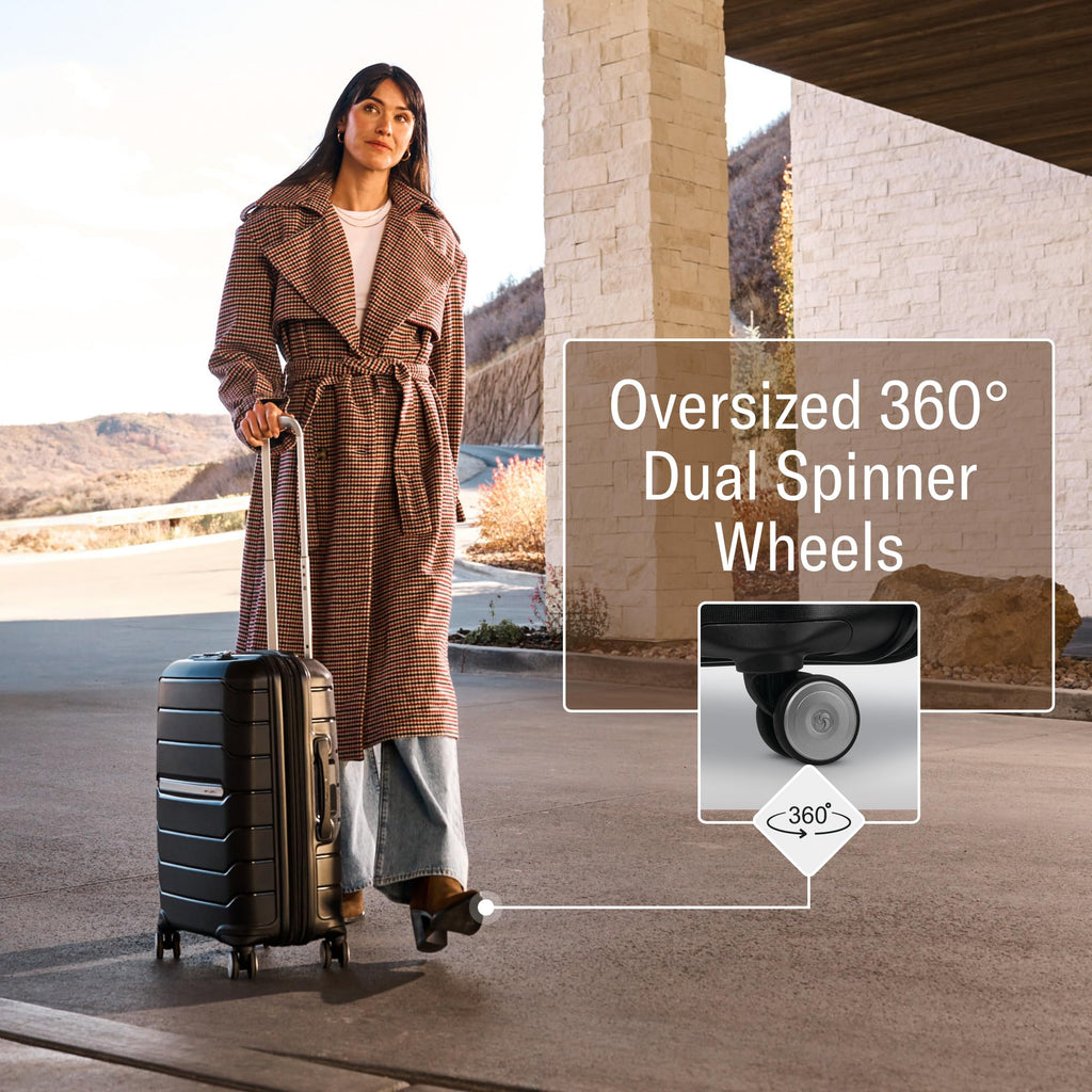 Hardside Carry-On Luggage with Spinner Wheels T328