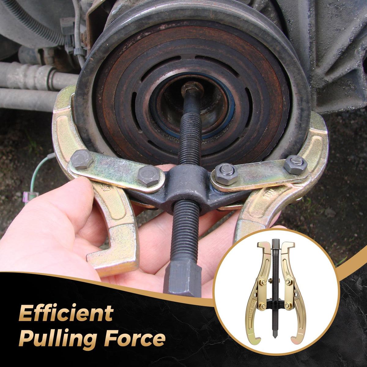 10 Inch 3 Jaw Puller with Reversible Jaws S5019