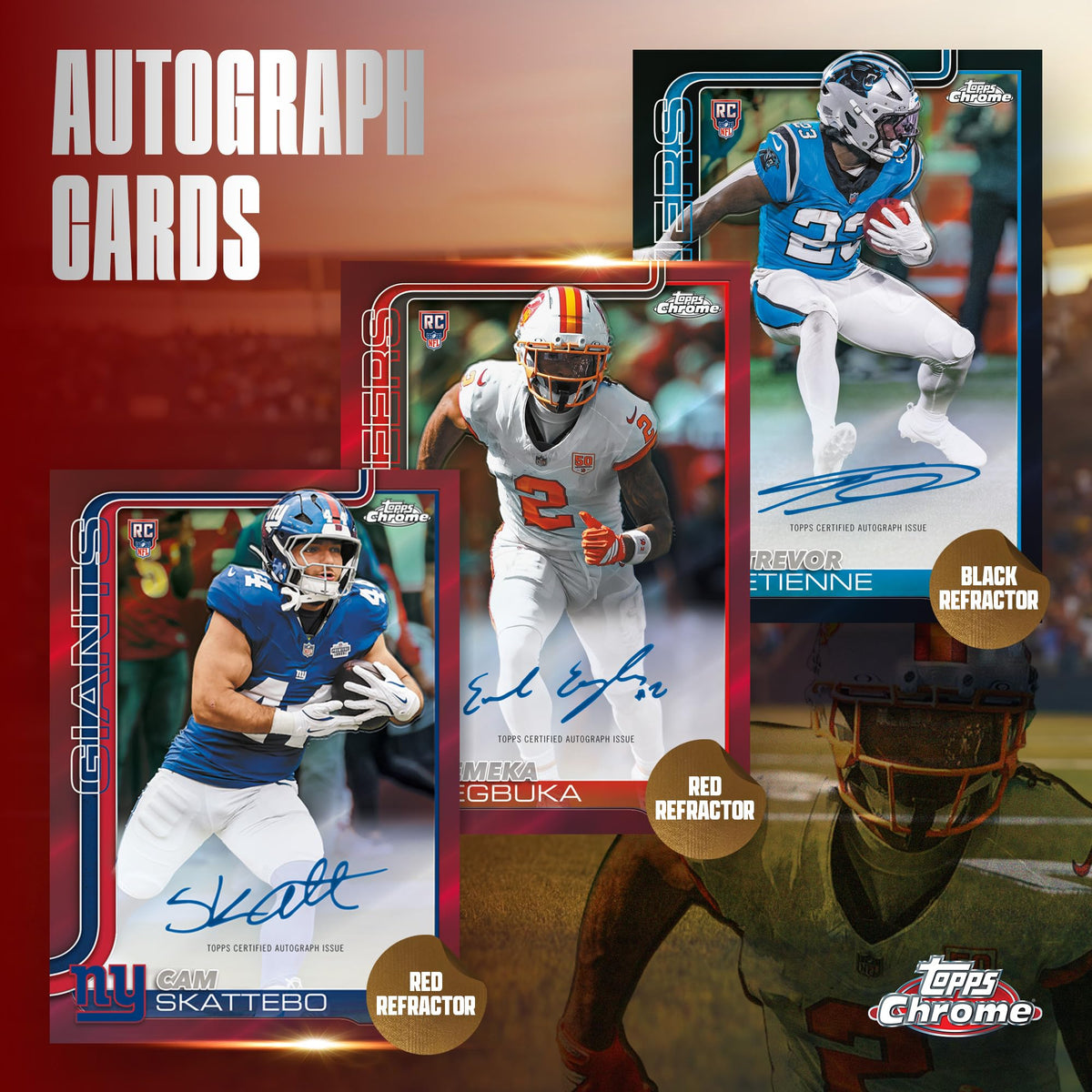 2025 Topps Chrome NFL Football Value Box P8612