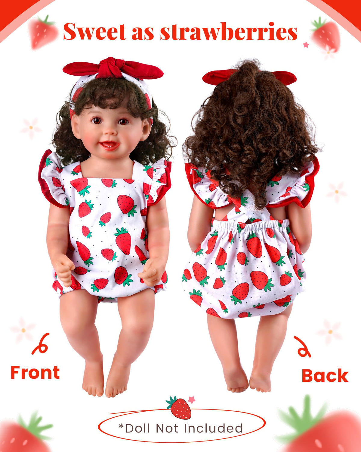 18-20 Inch Doll Clothes Strawberry Outfit Z767273