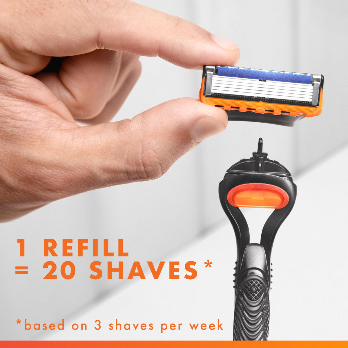 5-Blade Razor with 3 Blade Refills N964232