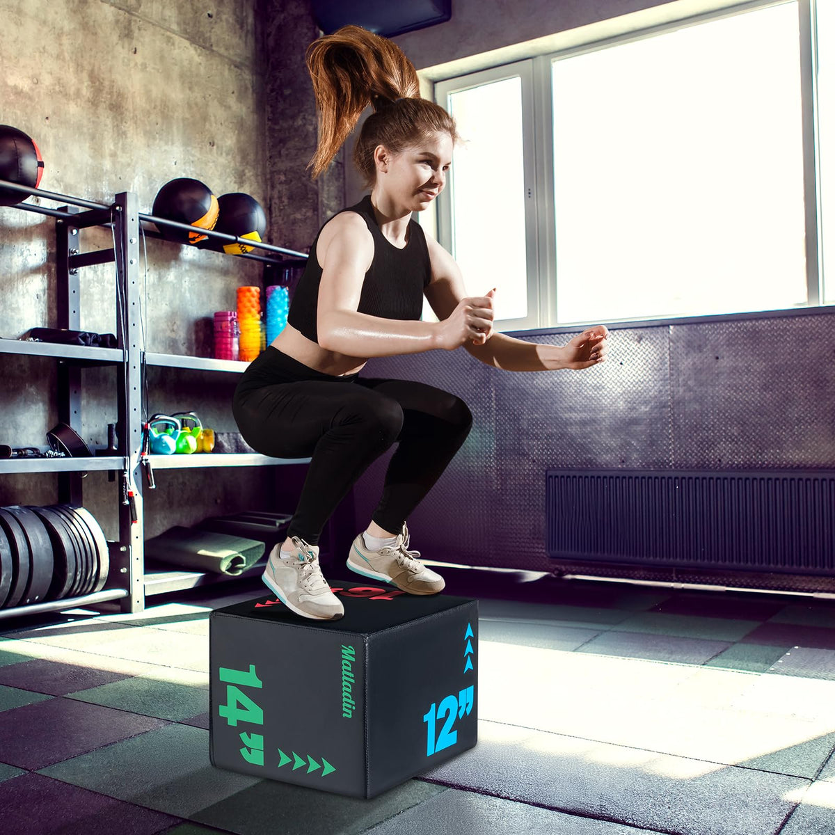 Heavy Foam Plyometric Jump Box Q6775
