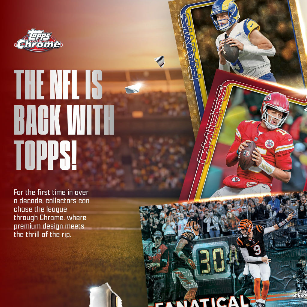 2025 Topps Chrome NFL Football Value Box P8612