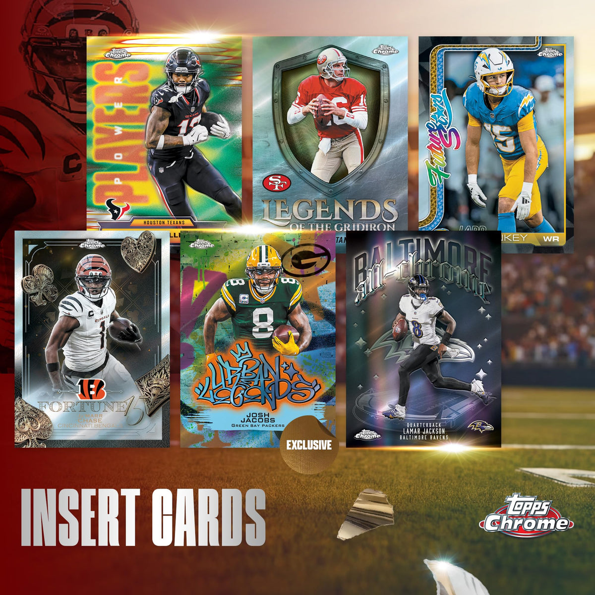 2025 Topps Chrome NFL Football Value Box P8612