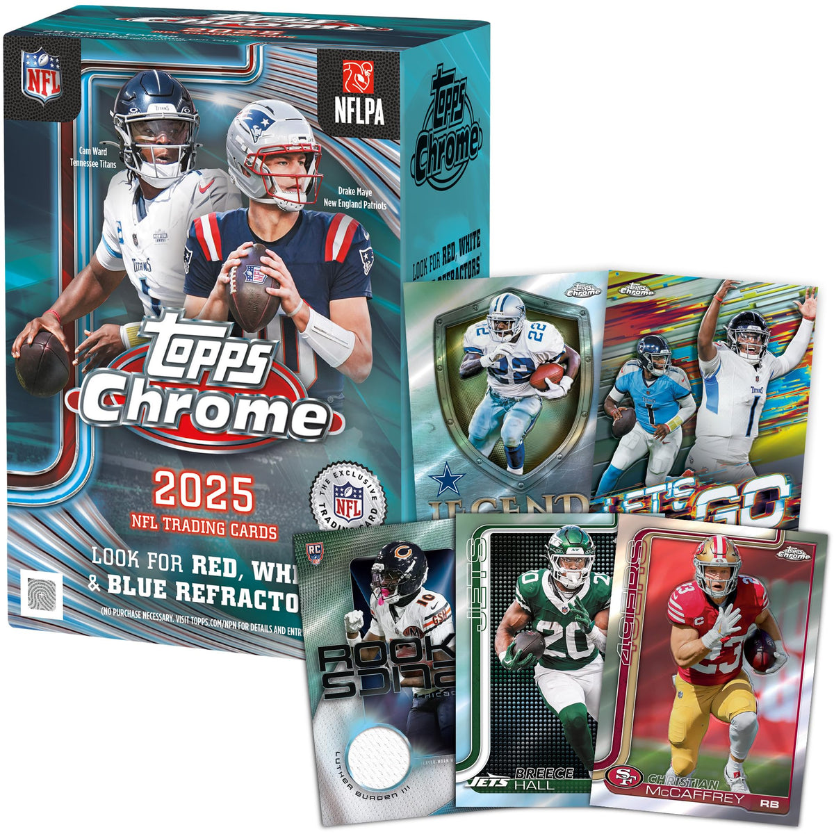 2025 Topps Chrome NFL Football Value Box P8612