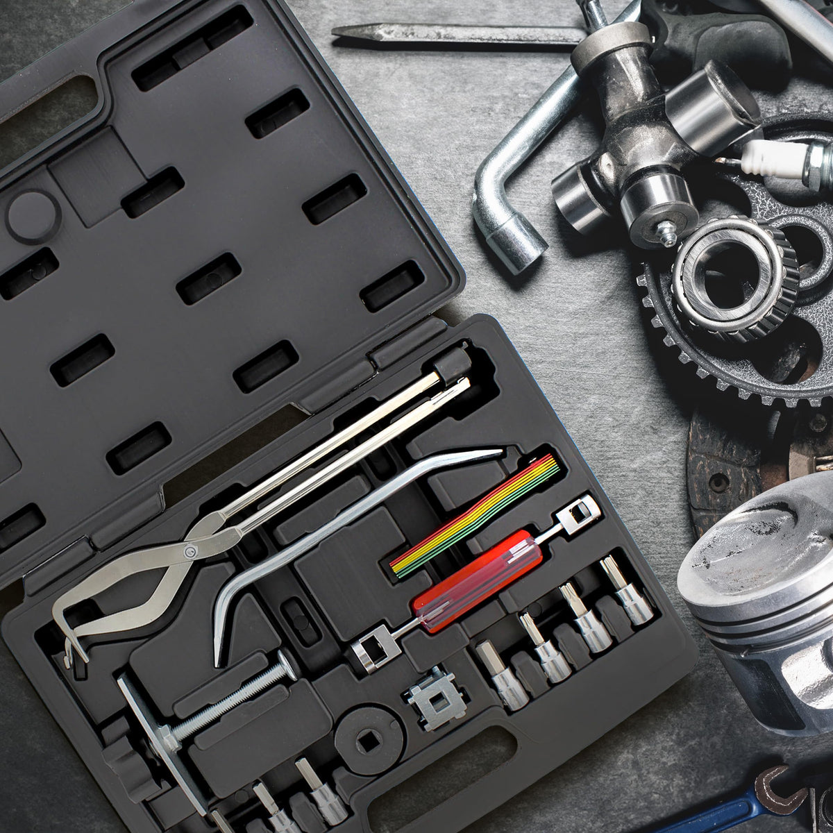 15-Piece Brake Kit with Brake Caliper Tool I1346