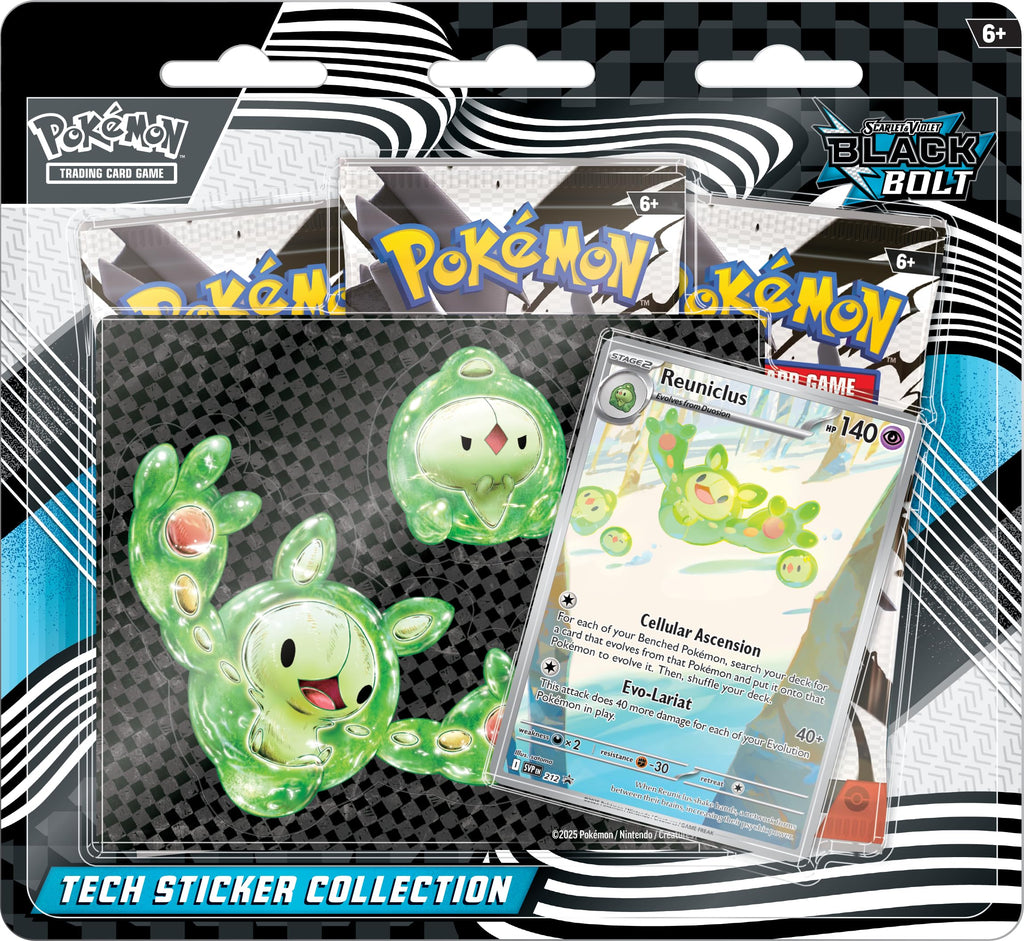 Pokemon TCG Black Bolt Tech Sticker Blister A83881