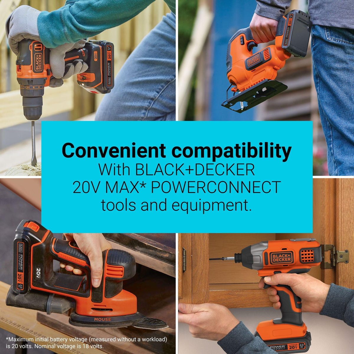 20V MAX Lithium 2.0Ah Cordless Tool Battery H3464